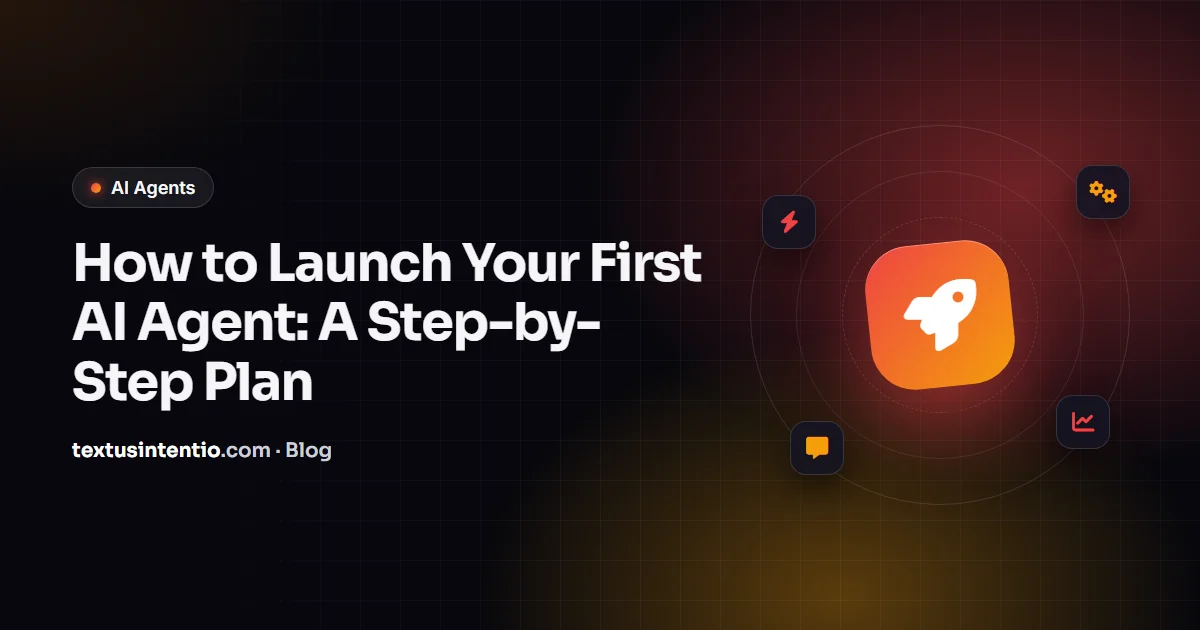 How to Launch Your First AI Agent: A Step-by-Step Plan