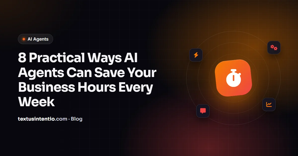 8 Practical Ways AI Agents Can Save Your Business Hours Every Week