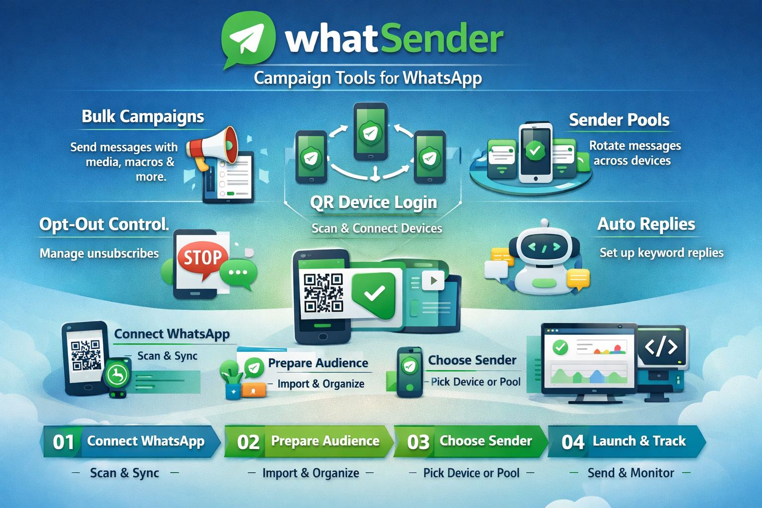 WhatSender — WhatsApp Marketing & Automation — screenshot 11