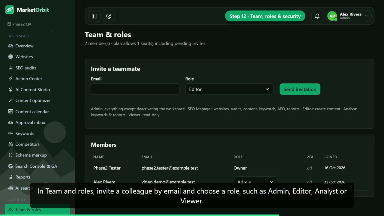 MarketOrbit — AI SEO & AEO Platform — screenshot 6