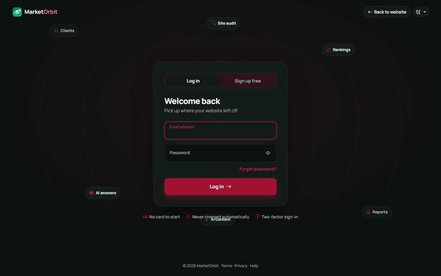 MarketOrbit — AI SEO & AEO Platform — screenshot 8