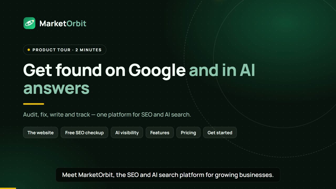 MarketOrbit in 2 minutes