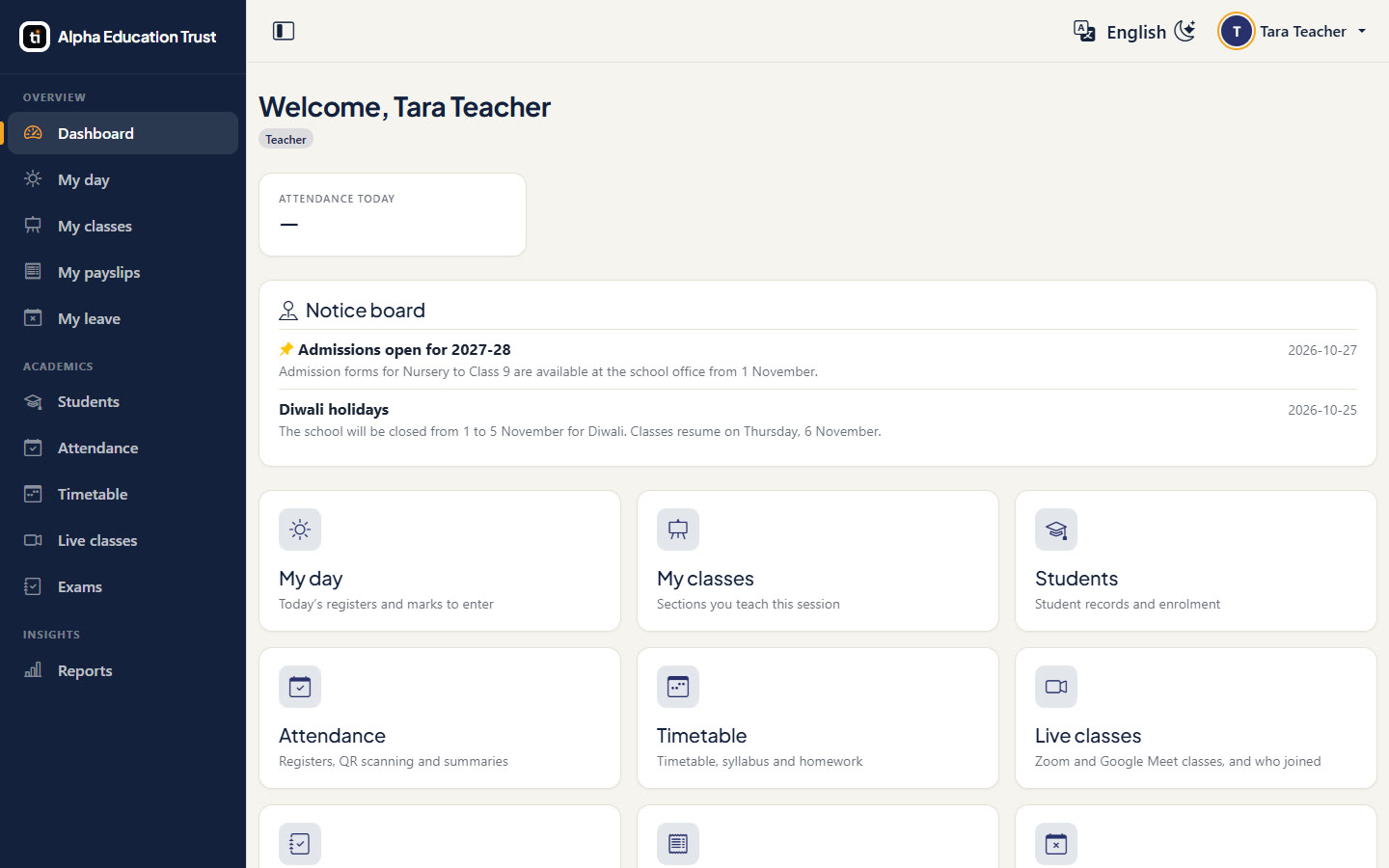 SchoolOrbit — School Management Software — screenshot 2