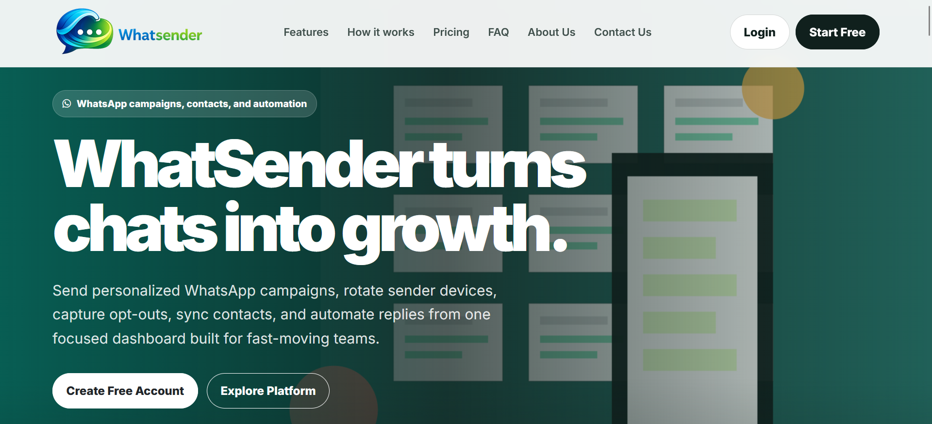 WhatSender — WhatsApp Marketing & Automation — screenshot 10